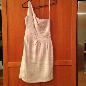 Tahari champagne cocktail dress