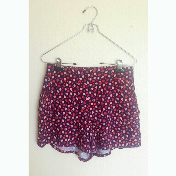 Cute Printed Flowy Shorts