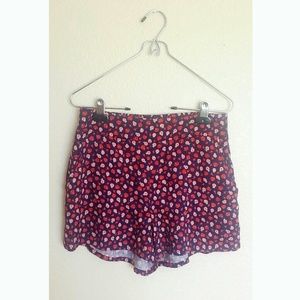 Cute Printed Flowy Shorts