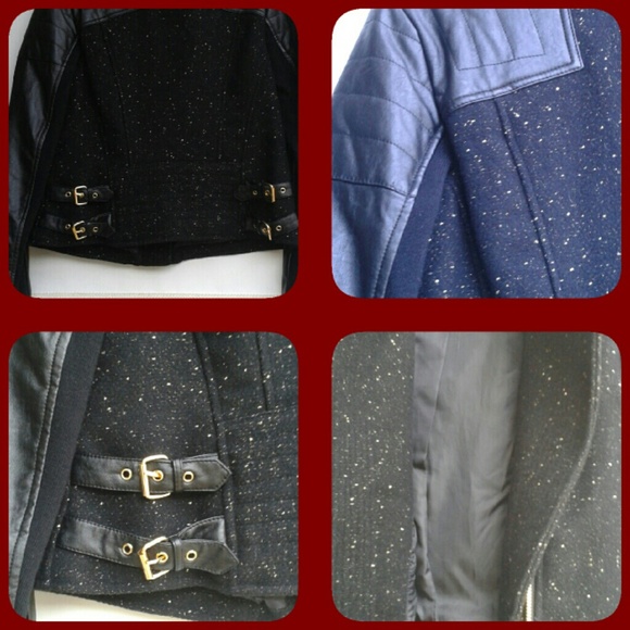 Gold Dusted Moto Jacket - Picture 3 of 4