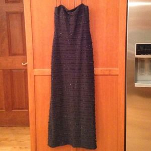 Classy black formal dress