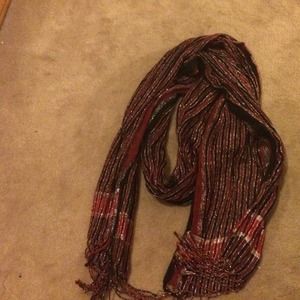 Red and black scarf