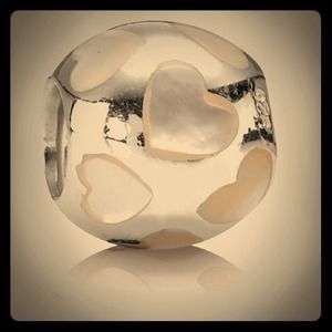 Pandora Mother of Pearl Heart