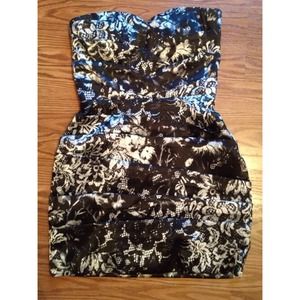 Strapless Cocktail Dress
