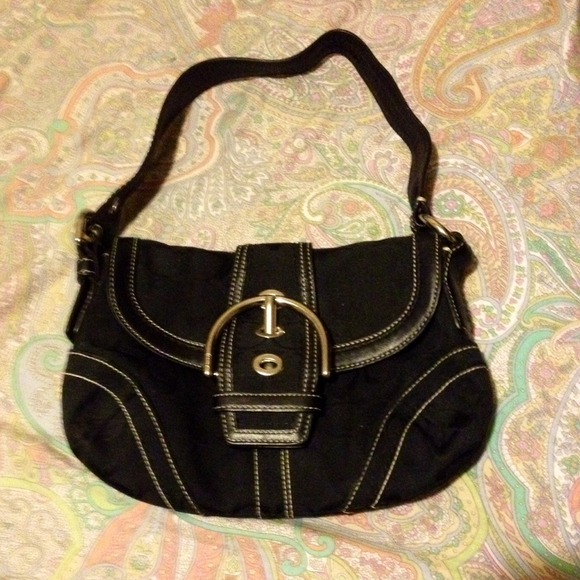 Authentic Black Coach Purse