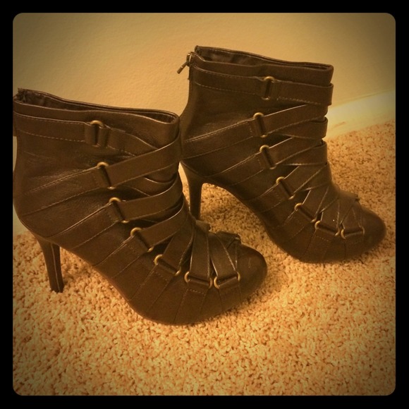 Chocolate Brown Booties