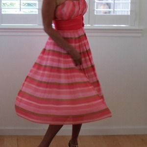 Vintage Watermelon Swish Dress.