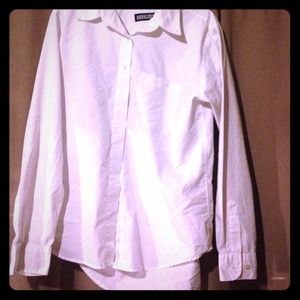 White button down shirt.