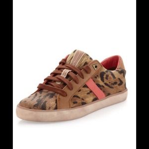 Sam Edelman Hanson Leopard Pink Sneakers