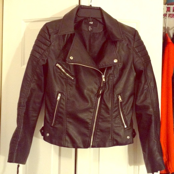 H&m leather jacket