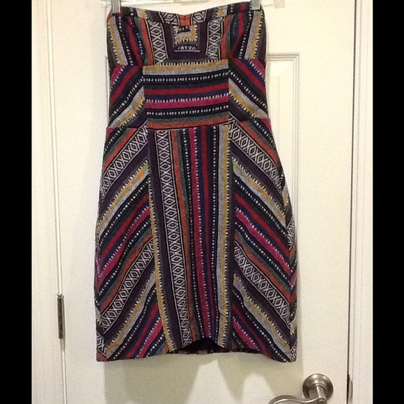 Urban outfitters, tribal strapless dress,brand new