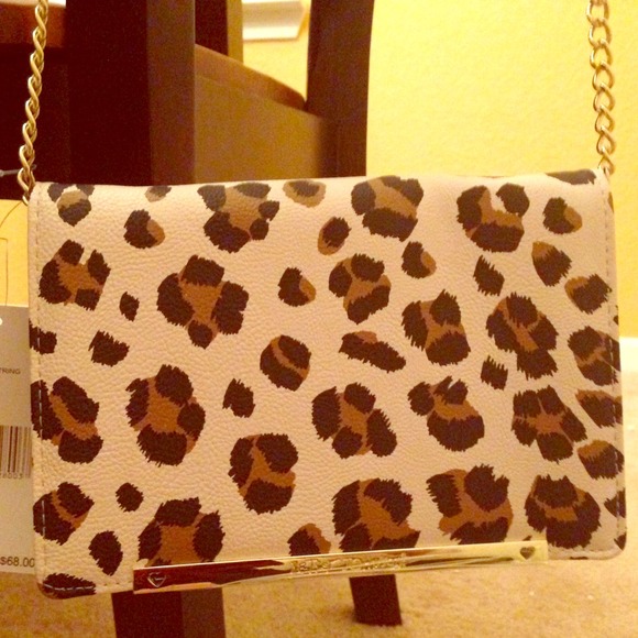 NWT Gorgeous Betsey Johnson leopard crossbody