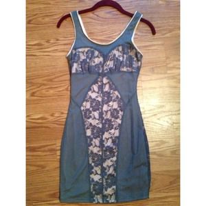 Flower Mesh Dress