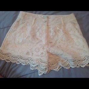 Lace shorts