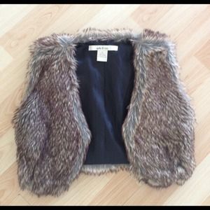 Fluffy vest
