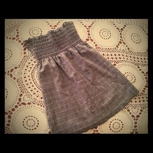 Juicy Couture smocked, strapless dress