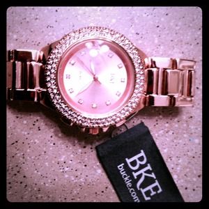 BKE  Rosegold Watch with Crystals New With Tags