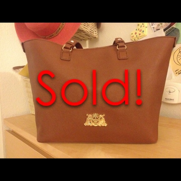 Extra pics for Juicy Couture Camel Saffiano Tote