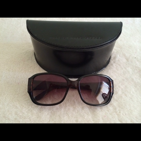 Marc by Marc Jacobs Dark Brown/Tortoise Sunglasses - Picture 1 of 4