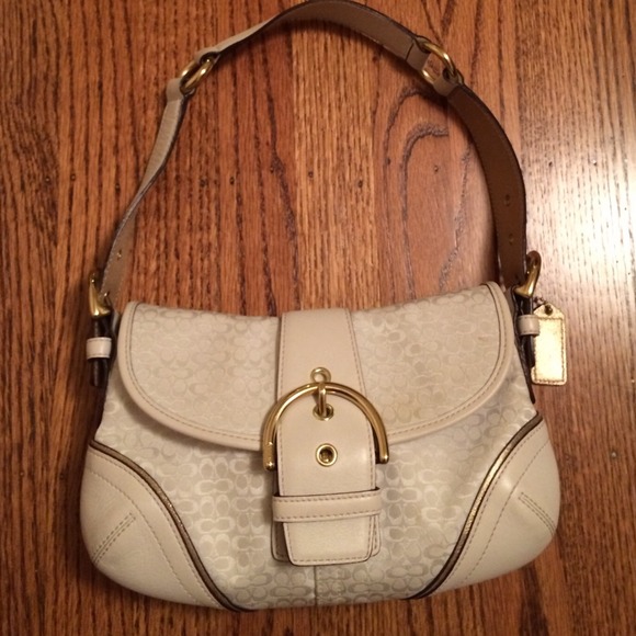Authentic Coach white purse - limited edition