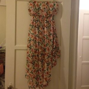 Strapless Sweetheart Dresses with Cascade Skirt Mulberry Plus Size