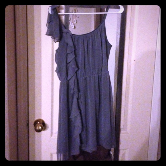 Gray wet seal dress