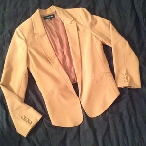 Forever 21 Tan High Low Blazer