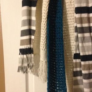 3 scarves