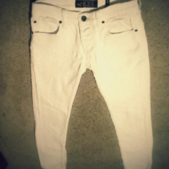 Pure White Denim Skinny Jeans 28/32