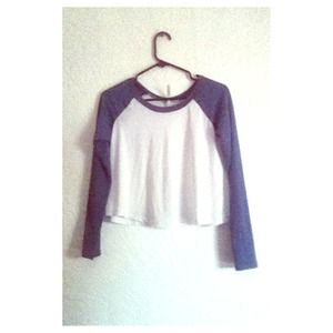 Navy Baseball Tee * RESERVED