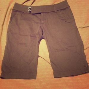Brown Bermuda shorts