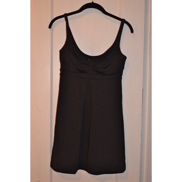 Black spandex tank dress