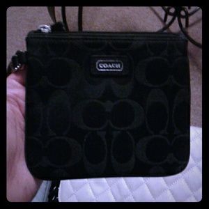 Black Coach wristlet