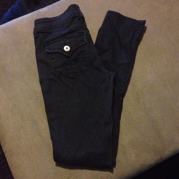Dark blue jeans