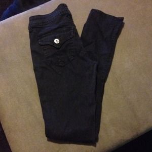 Dark blue jeans