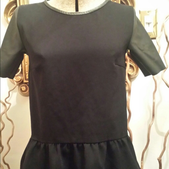 Paplium high low black top