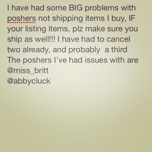 Just a heads up!!