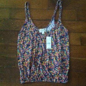 LA Hearts Floral Top