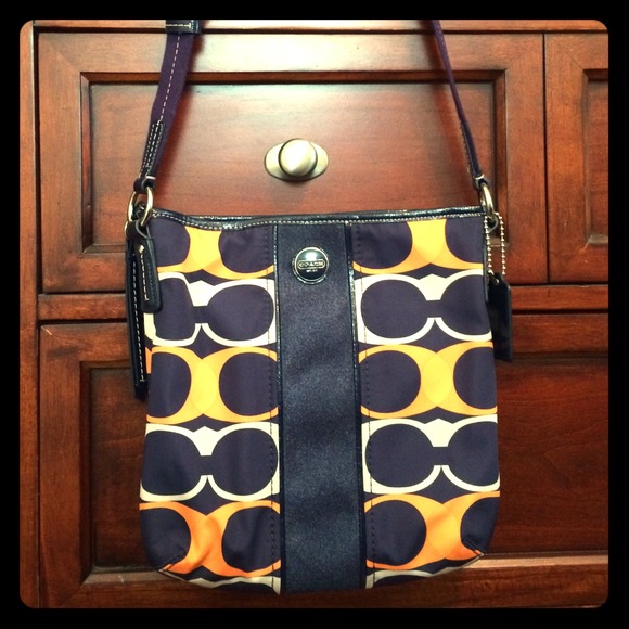 Authentic Coach cross body purse