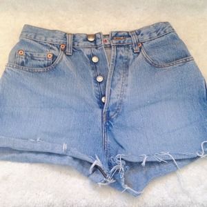 High waisted shorts