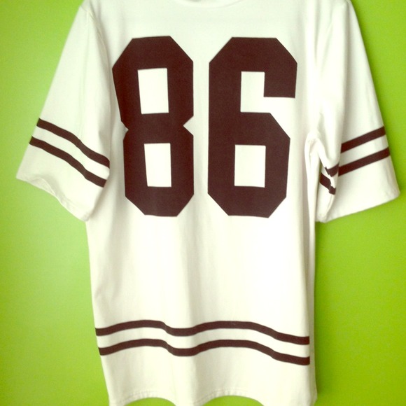 Oversized jersey fashion tee
