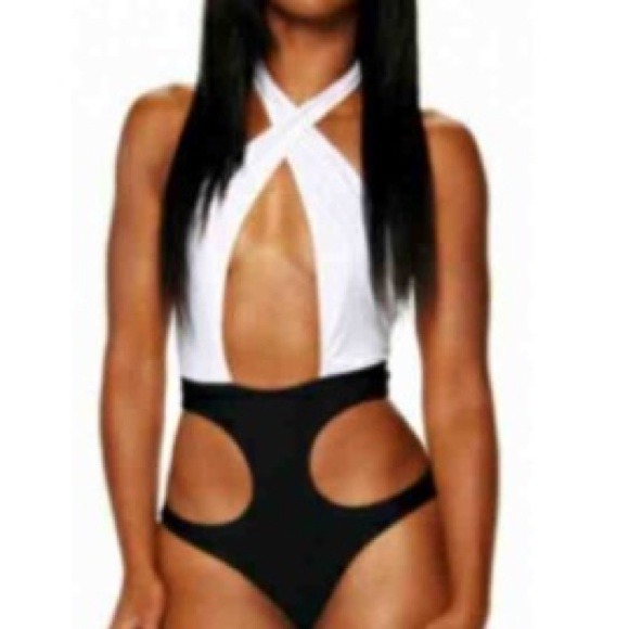 Strappy One Piece Swimsuit Bathing Monokini Bikini