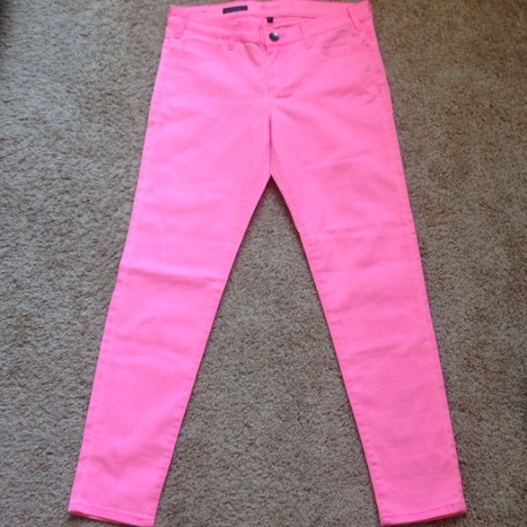 Hot pink jeggings