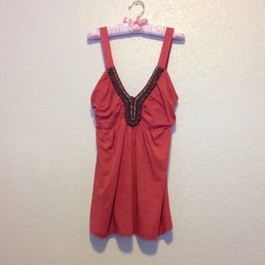 Top with wooden beads