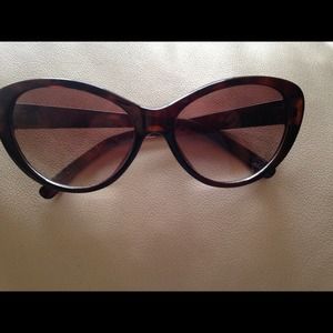 Cat eye sunglasses.