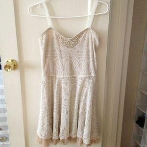 Free People boho lace dress
