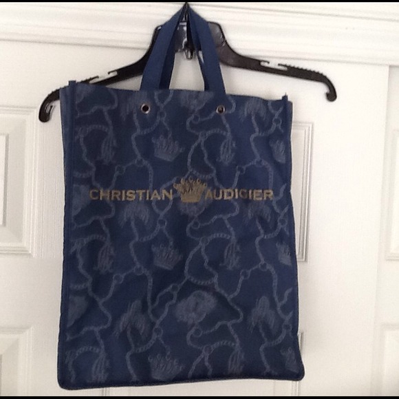 SOLD. Christian Audigier Reusable small tote