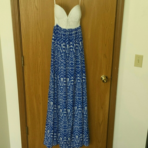 Aztec print maxi