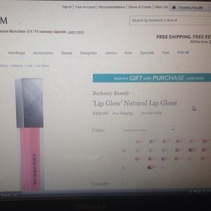 Burberry Makeup - Burberry lip glow lip gloss 🎀lipgloss Burberry Makeup - Burberry lip glow lip gloss 🎀lipgloss