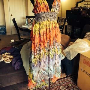 A colorful dress